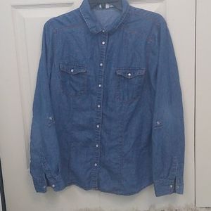 Live4Truth fabric Jean long sleeve top